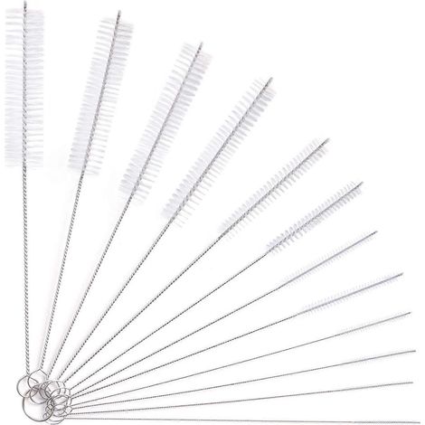 Lot de 12 goupillons de nettoyage pour biberons, bouilloires et claviers. (1/5)
