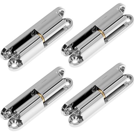 4 Pcs Charnière de Porte de Rénovation Palier à Glissement Sans Entretien, Charnières de Porte à Visser Démontable pour Portes en Bois et Métal (1/5)