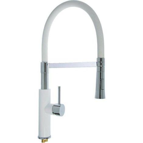 Cleafe - Miscelatore Rubinetto Lavello Cucina Con Doccetta Monocomando Canna Alta 59594 - (1/2)