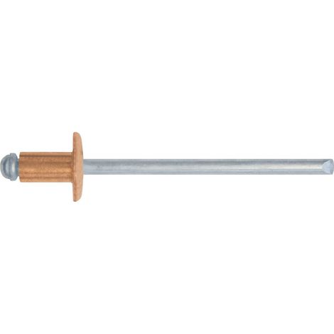 10 x CONF RIVETTI RAME 3,4X11 DA 100 PZ (1/2)