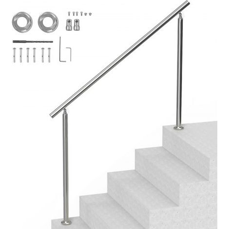 Rampe d'Escalier - 150 cm Main Courante Escalier pour Marches (1/5)
