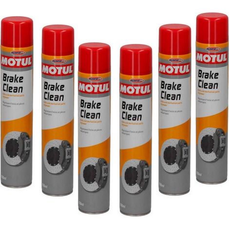 6 degraissants nettoyants freins motul auto moto puissant brake clean 750ml