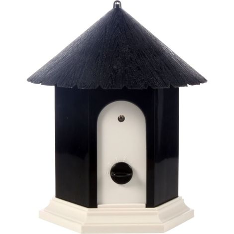 Dispositif anti-aboiement à ultrasons sûr pour chien de 50 pieds, design de cage à oiseaux anti-aboiement pour extérieur (1/3)