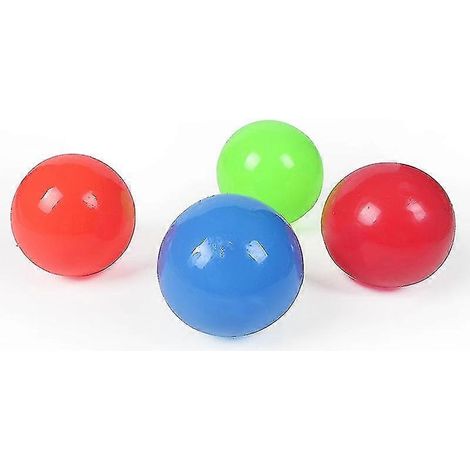 Lot de 10 boules anti-stress lumineuses et adhésives de couleur aléatoire, à coller au plafond. (1/5)