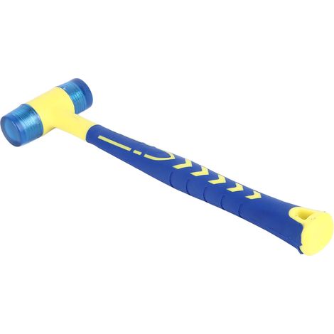 Marteau caoutchouc souple 25mm tete double amovible pour pose carrelage sol porte fenetre (1/5)