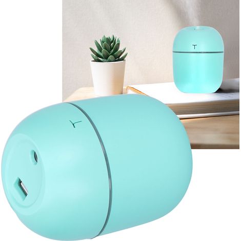 Tragbarer Luftbefeuchter 220 ml USB LED Mini-Diffusor für ätherische Öle für Auto und Zuhause, Nebelreiniger (1/5)