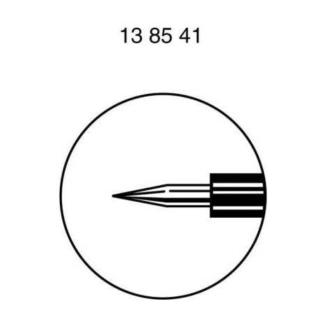 Sks-hirschmann Hirschmann PRUEF 2 pointe noire 97,5 mm (1/3)