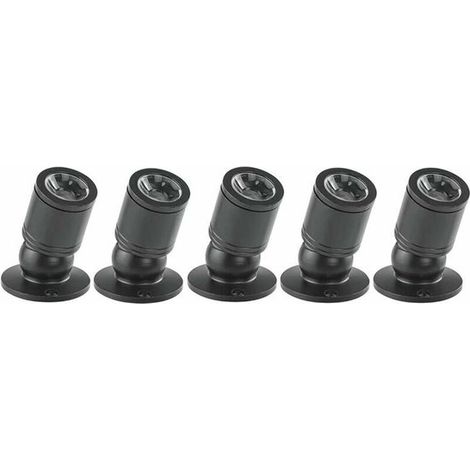 Convient pour les mini spots LED encastrés de 1 W, les spots muraux et de plafond encastrés, lot de 5 (1/4)
