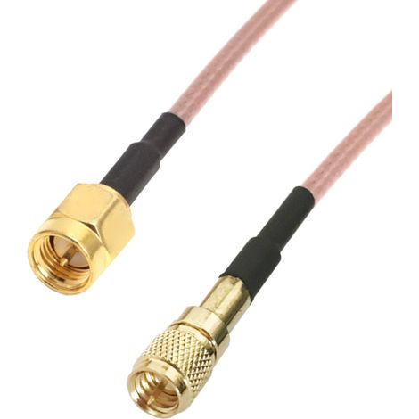 Microdot-Beschleunigungsmesserkabel – SMA-Stecker RG316 3 m