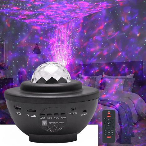 Plein ciel étoile ciel étoilé laser eau ondulation projecteur lumière Bluetooth scène lumière ambiance chambre petite lumière de nuit (1/5)