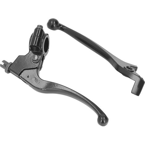 Brems- und Kupplungshebelset, 22 mm / 0,87 Zoll, glänzend schwarz, für 110 cm³, 125 cm³ und 150 cm³ Offroad-Motorräder (1/5)