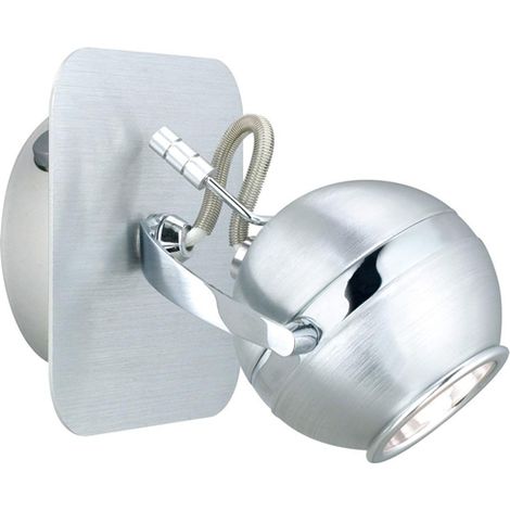 EGLO 89327 applique da parete, alluminio, G9, Argento [Classe di efficienza energetica D] (1/2)