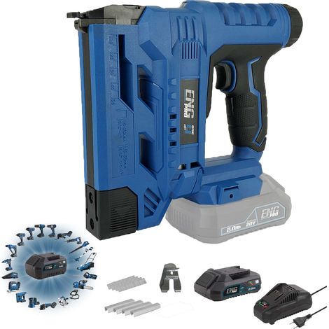Graffettatrice e Sparachiodi Linea professionale ONE4ALL 20V - 1 batteria 2.0Ah (1/5)