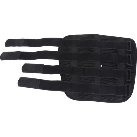 Attelle d'avant-bras ajustable, soutien renforcé du bras flexible avec 4 sangles auto-agrippantes, fixation ferme (1/5)