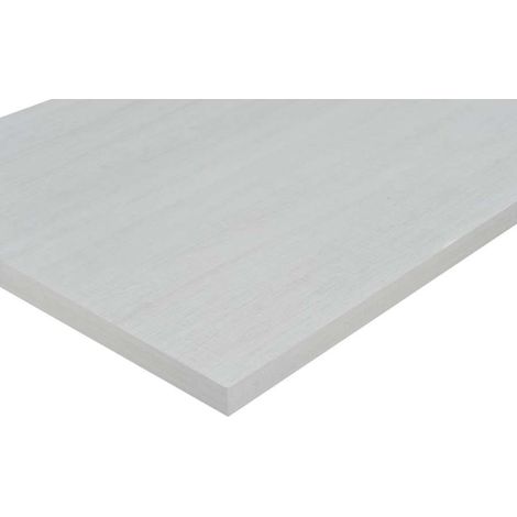 Melamin - Ripiano 4 Lati Bordati Rovere Ghiaccio 18x400x1000 mm