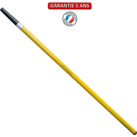 Ultraleichter Griff mit schwarzer und Aluminiumhülse - 1,30 m Outils Perrin