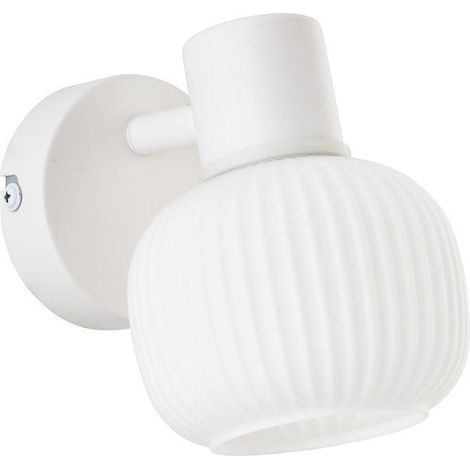 Spot salle de bain, nature, cristal blanc E14 max 20 W (1/2)