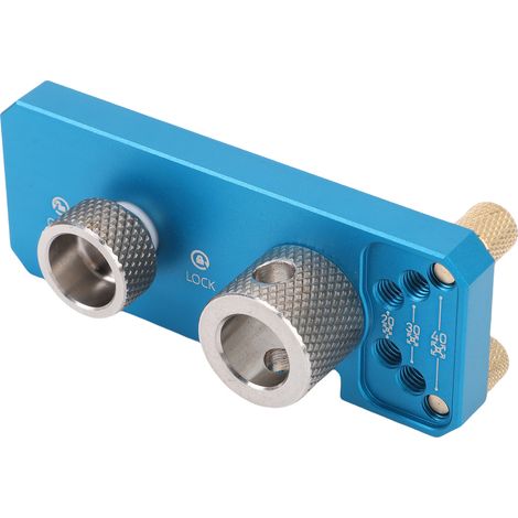 Set di punte da trapano a gradini M6-M8, punzone per profili in alluminio da 20, 30 e 40 mm, guida di posizionamento di precisione. (1/5)
