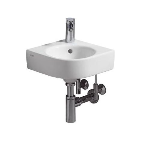 Lavabo de esquina GEBERIT Renova Compact - 450x155x395 mm - 276132000 (1/4)
