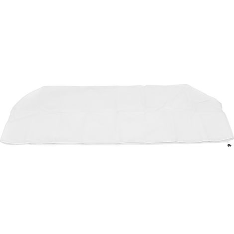 Housse de protection rectangulaire pour plantes, 3 pièces, avec cordon élastique, protection contre le gel hivernal, protection contre le gel pour jardinières, blanche. (1/5)