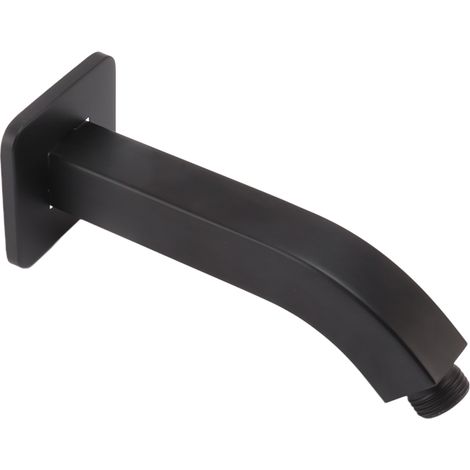 Rallonge de bras de douche en laiton, rallonge de pommeau de douche, décoration intérieure NPT pour salle de bain, noir (1/5)