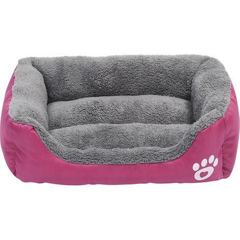 Lit Pour Animal De Compagnie - Lit Chaud Hiver Avec Bords Relevés Et Rembourrage PP - Pour Chien Et Chat - Disponible En S/M/L (1/3)