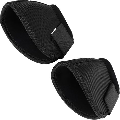 Guêtres pour chevaux en tissu Oxford résistant à l'usure, confortables et respirantes, pour la protection des sabots, noir, taille S. (1/5)
