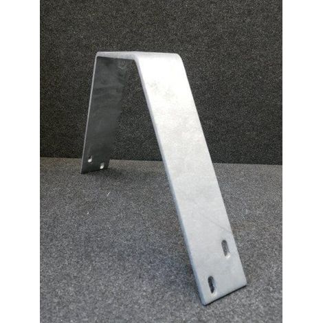 Fixation murale forte charge acier galvanise epaisseur 8mm deport 650mm pour mât Ø 76mm (non incl) TONNA