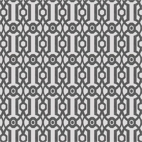 Retro wallpaper wall Profhome 390624 non-woven wallpaper smooth with ornaments matt black white 5,33 m2 (1/5)