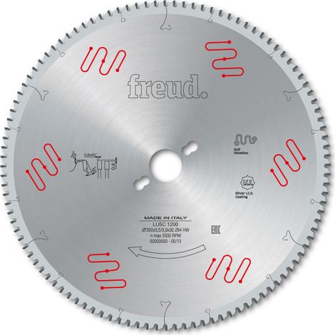 FREUD Lama per metalli non ferrosi/PVC/Alluminio - Ø500 4/3,2 AL32 Z120 TP- - F03FS05286 -LU5C 2900