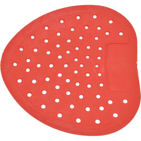 Urinal-Sieb-Deodorant, großlochig, spritzwassergeschützt, duftend, für Badezimmer und Toiletten, Rot (1/5)
