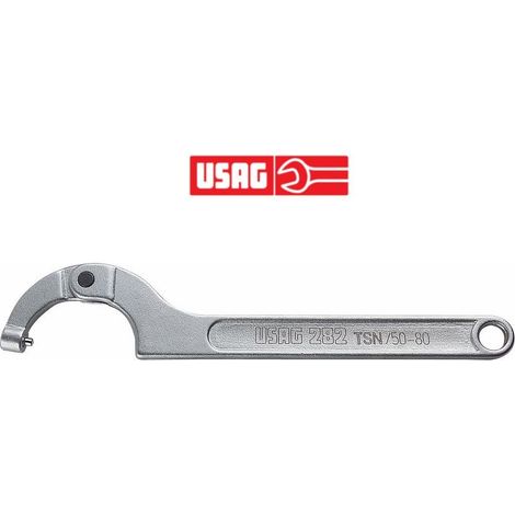 USAG 282 TSN CHIAVE A SETTORE SNODATA CON NASELLO TONDO CHIAVI PER GHIERE - DA 50 A 80 (1/2)