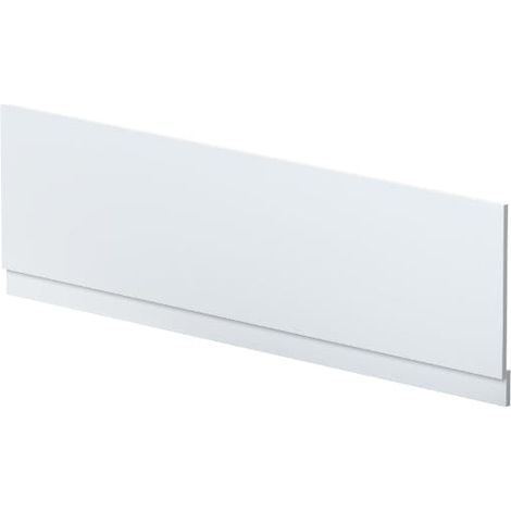Nuie Satin White 1800mm Bath Front Panel with Plinth - MOF178 (1/4)