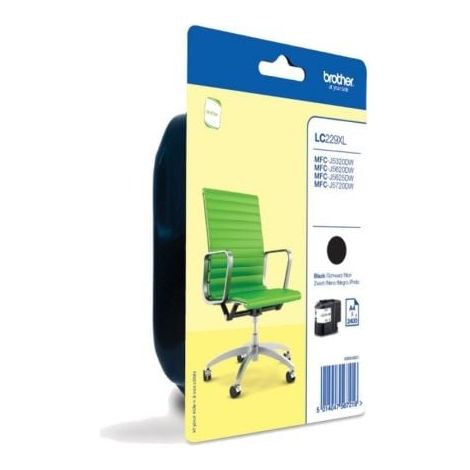 Ink-jet brother lc229xlbk mfc-j5320dw / 5620dw / 5625dw / 5720 dw negro 2400 pag