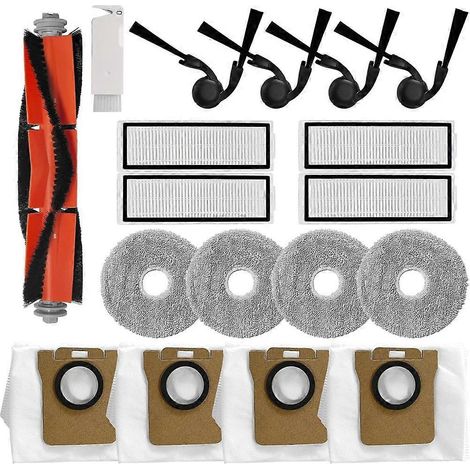 Filtre pour aspirateur brosse pour aspirateur Filtre de brosse pour aspirateur filtre de Accessoires Kit pour Xiaomi Robot Aspirateur 5 Pro – Include Mian Brosse – Side Brosse – HEPA Filtres – Serpill (1/5)