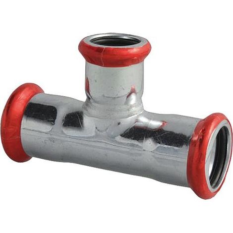 Acier-C Raccord à sertir contour M, pièce T reduit 54x18x54