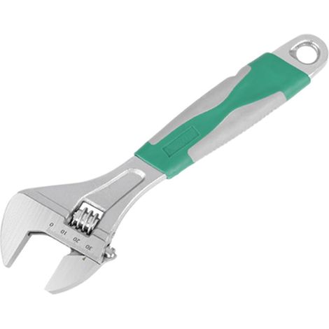 15,2 cm/20,3 cm/25,4 cm/30,5 cm, réglable, double utilisation, grande clé à extrémité ouverte, multifonctionnelle pour le démontage, l'assemblage, la plomberie, le placement en acier réglable (1/5)