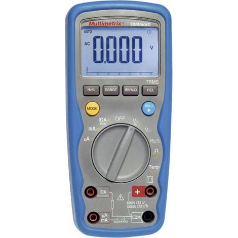 Multímetro Multimetrix DMM 230 amarillo robusto e impermeable