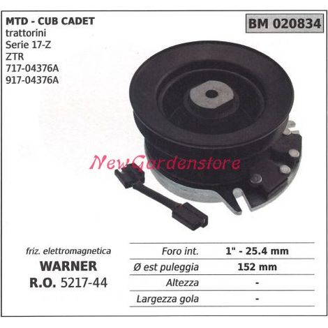 Frizione elettromagnetica warner rasaerba tosaerba tagliaerba cub cadet 020834