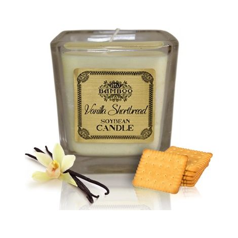 Bougies en pot de soja - Sablés à la vanille- Vendu par 1 (1/4)