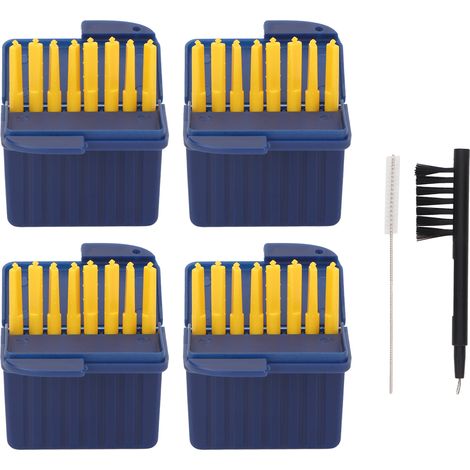 Kit de protection anti-cérumen pour amplificateur auditif, brosse de nettoyage avec boîte de rangement, compatible Starkey. (1/5)
