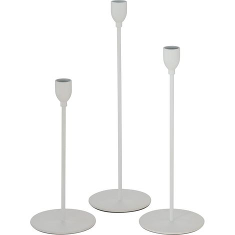 Metallkerzenhalter 23 - 33 cm MALTE, 3er Set (1/5)