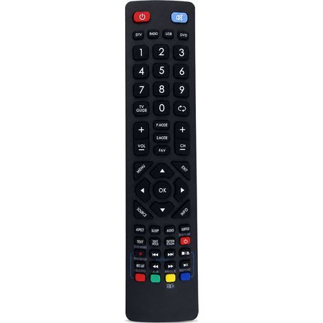 Telecomando TV compatibile con Blaupunkt 23/157I-GB-3B-HBCDUP 32, senza configurazione (1/5)