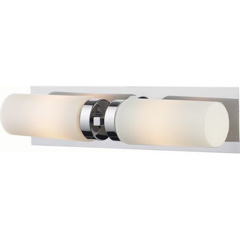 Markslojd NORRSUNDET - Applique de salle de bain à 2 ampoules Chrome IP44, E14