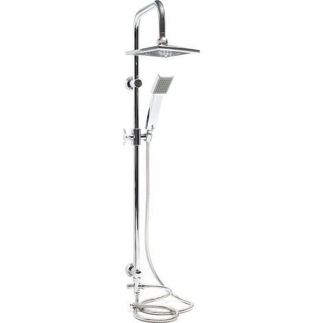 Ensemble de douche avec effet pluie + pommeau de douche et une douchette intégrée. (1/4)