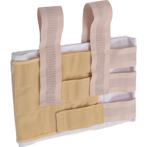 Ceinture de soutien thoracique réglable à fonction fixe pour soulager la douleur et soutenir les côtes cassées, notamment au niveau du thorax gauche. (1/5)