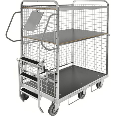 Grande carrello porta tutto flessibile con freno -  Kongamek KM600-L17B (1/5)
