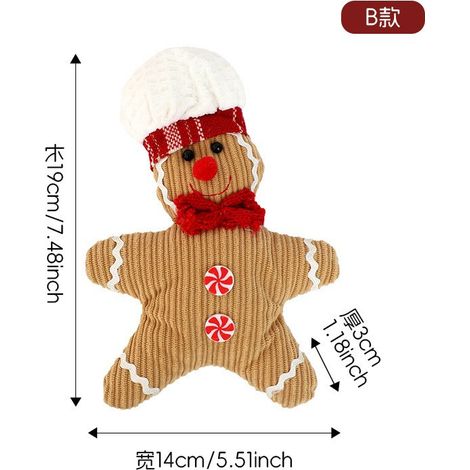 Weihnachtsdekorationen, Schneemannfiguren, Puppen, Strickpuppen, Weihnachtsmannmützen, Fensterdekorationen, Weihnachtsbäume