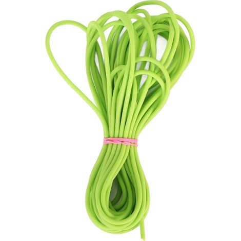 Corde d'entraînement de tennis en latex solide élastique 5m, vert 2,5mm, pour tous niveaux, pratique en solo (1/5)