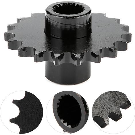 Pignon de sortie avant, résistance aux chocs, pignon de chaîne 19 dents 428, longue durée de vie, fer haute résistance pour Gy6 150cc ATV Quad Gokart (1/5)